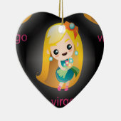 Kawaii virgo keramikornament (Rechts)
