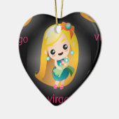 Kawaii virgo keramikornament (Links)