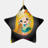Kawaii virgo keramikornament (Vorne)