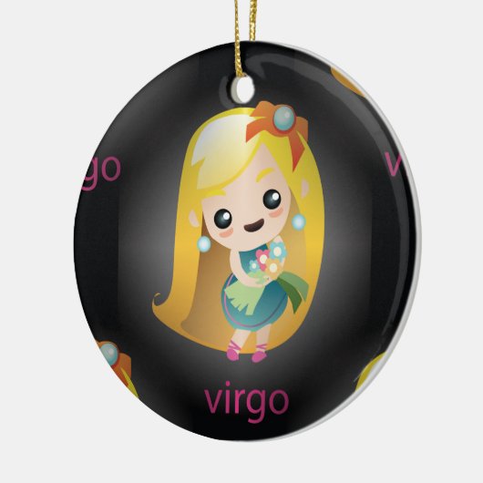 Kawaii virgo keramikornament (Links)