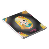 Kawaii virgo notizblock (angewinkelt)
