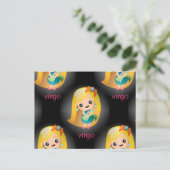 Kawaii virgo postkarte (Stehend Vorderseite)