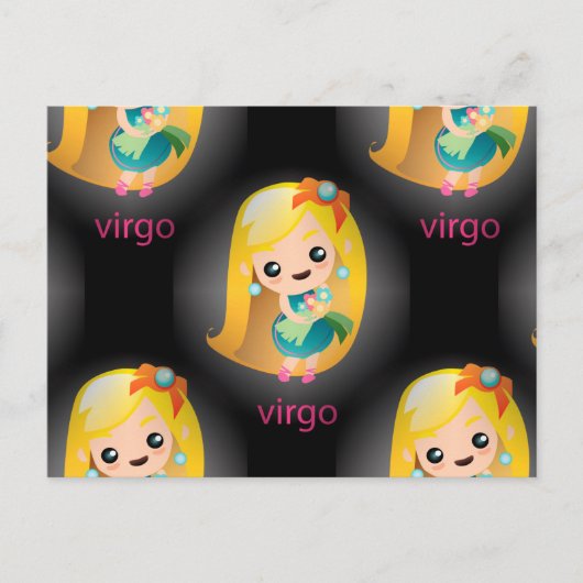 Kawaii virgo postkarte (Vorderseite)