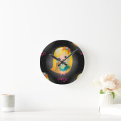 Kawaii virgo runde wanduhr (Zuhause)