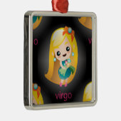 Kawaii virgo silbernes ornament (Rechts)