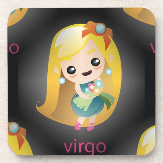 Kawaii virgo untersetzer (Vorderseite)