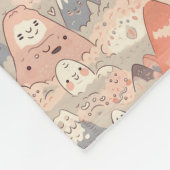 Kawaii Volcanoes Fleece Blanket (Ecke)