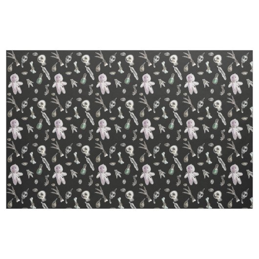 Kawaii-Voodoo-Wiederholmuster Stoff (Fat Quarter (45,7 x 55,9 cm))