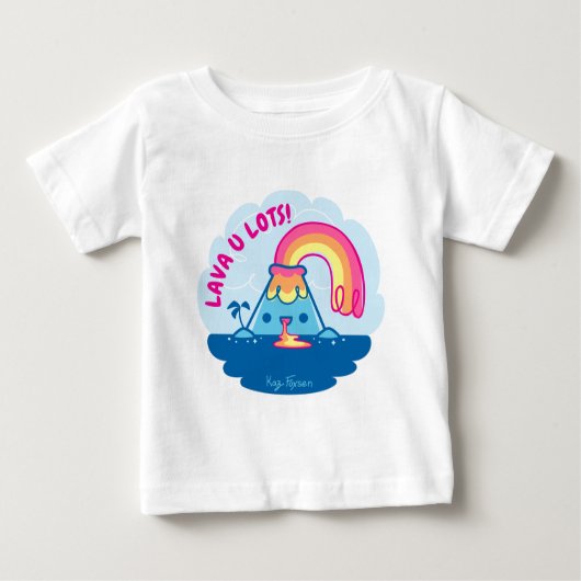Kawaii Vulkan Baby T-shirt (Vorderseite)