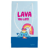 Kawaii Vulkan Kleine Geschenktüte (Vorderseite)