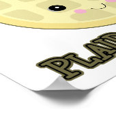 Kawaii Waffeln sind nur karierte Pfannkuchen Poster (Ecke)