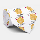 Kawaii Waffle Krawatte (Gerollt)