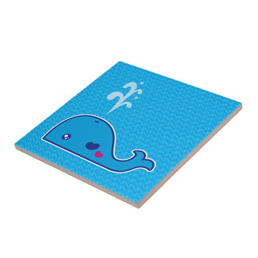 Kawaii-Wal Fliese (Seite)