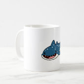 Kawaii Walhai Kaffeetasse (Vorderseite Links)