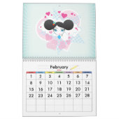 Kawaii Wandkalender (Feb 2026)