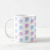 Kawaii Wasserfarbe-Geister (Unicorn) Kaffeetasse (Links)