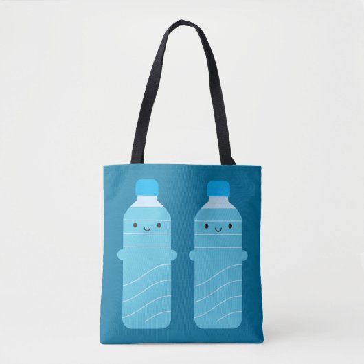 Kawaii Wasserflaschen Tasche (Vorderseite)