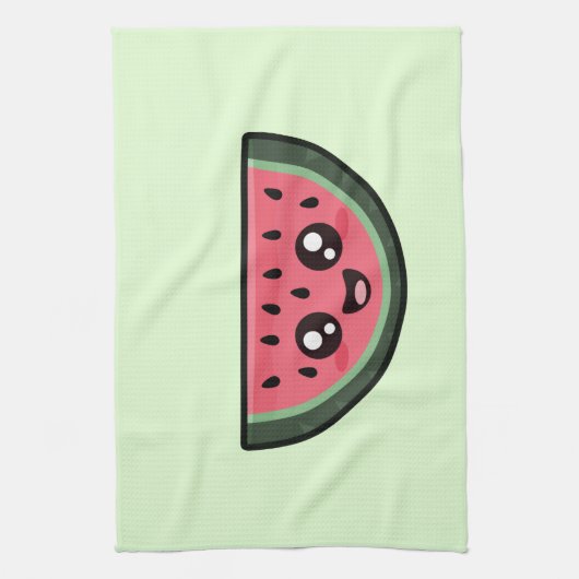 Kawaii Wassermelone Handtuch (Vertikal)