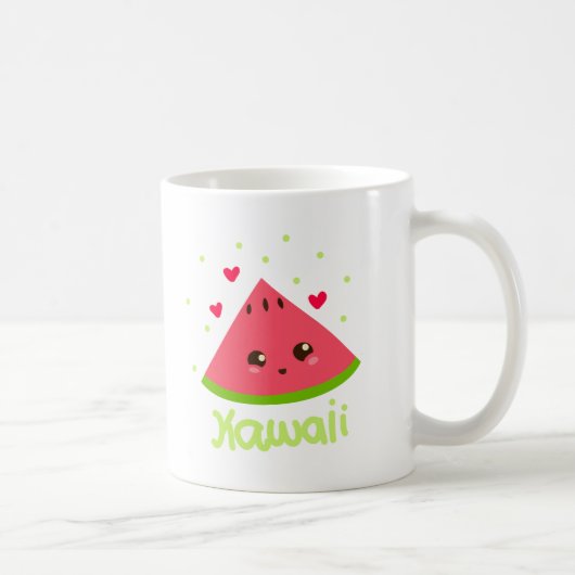 kawaii Wassermelone! Kaffeetasse (Rechts)