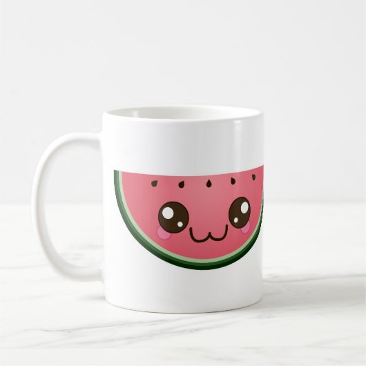 Kawaii Wassermelone Kaffeetasse (Links)