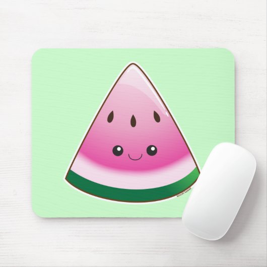 Kawaii Wassermelone Mousepad (Mit Mouse)