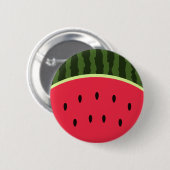 Kawaii Wassermelone-runder Knopf Button (Vorne & Hinten)