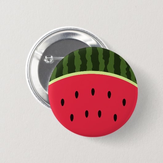 Kawaii Wassermelone-runder Knopf Button (Vorne & Hinten)