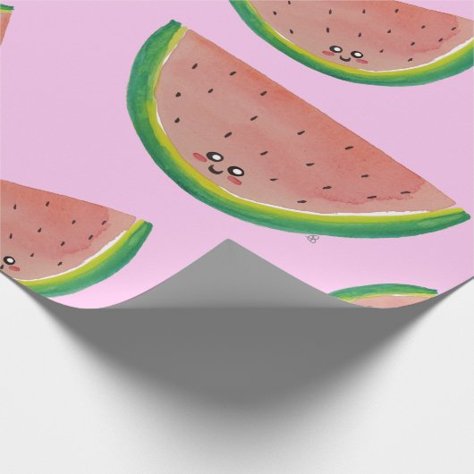 Kawaii Watercolor Geschenkpapier (Ecke)