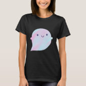 Kawaii Watercolor Ghost (Einhorn) T-Shirt (Vorderseite)