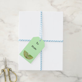Kawaii Watercolor Kiwi Gift Tags Geschenkanhänger