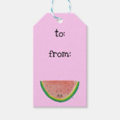 Kawaii Watercolor Watermelon Geschenkartikel Geschenkanhänger (Vorderseite)