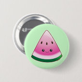 Kawaii Watermelon Button (Vorne & Hinten)