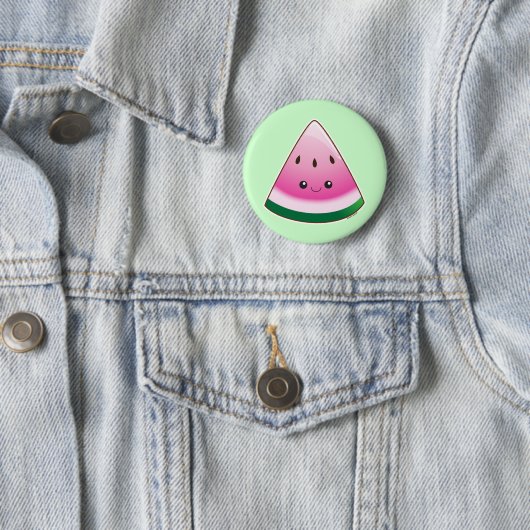 Kawaii Watermelon Button (Beispiel)