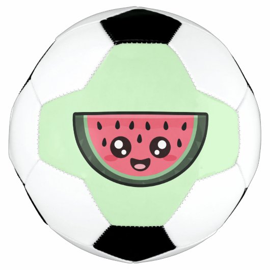 Kawaii Watermelon Fußball (Vorderseite)