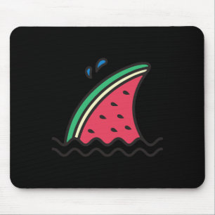 Kawaii Watermelon Shark Fin Funny Family Sommer VK Mousepad