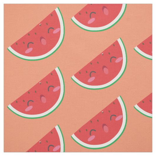 Kawaii Watermelon Stoff (Muster)