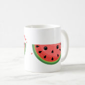 Kawaii Watermelon T - Shirt erschüttert Kaffeetasse (VorderseiteRechts)