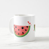 Kawaii Watermelon T - Shirt erschüttert Kaffeetasse (Vorderseite Links)