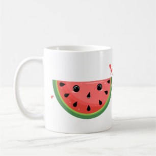 Kawaii Watermelon T - Shirt erschüttert Kaffeetasse