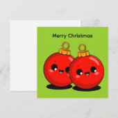 Kawaii Weihnachten – Minimal Feiertag  (Vorne/Hinten)