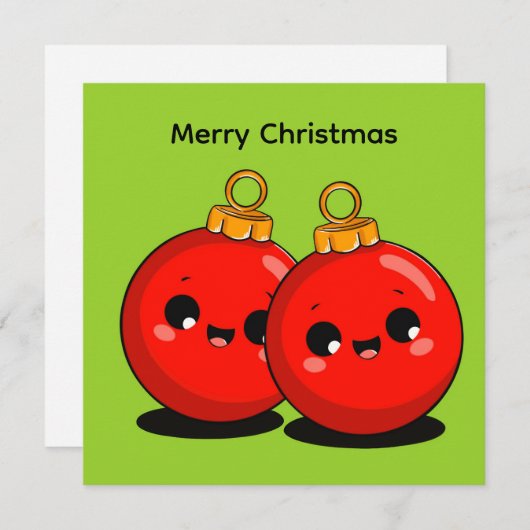 Kawaii Weihnachten – Minimale Feiertage  (Vorne/Hinten)