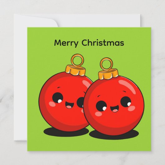 Kawaii Weihnachten – Minimaler Feiertag (Vorderseite)