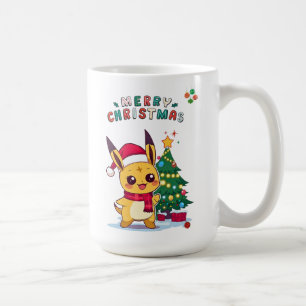 Kawaii Weihnachtsfigur Ferienkunst für Anime Kaffeetasse