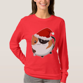Kawaii Weihnachtskaliko-Miezekatzekatze T-Shirt