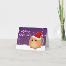 Kawaii-Weihnachtskatze