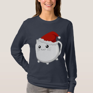 Kawaii WeihnachtsMiezekatzekatze T-Shirt