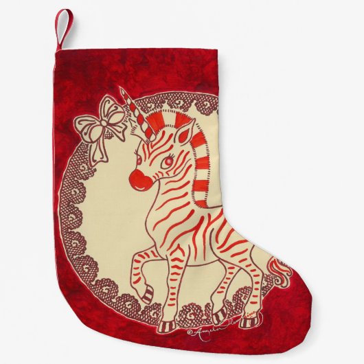 Kawaii WeihnachtsSchneemann Kleiner Weihnachtsstrumpf (Vorderseite)