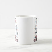 Kawaii-Weißkatzen-Kaffeetasse Kaffeetasse (Mittel)