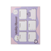Kawaii Welppy Weekly Planner Notepad Notizblock (Rotiert)