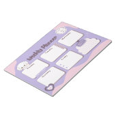 Kawaii Welppy Weekly Planner Notepad Notizblock (angewinkelt)